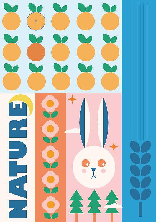 【练习】第二节 点线面也能搞定的高级感海报