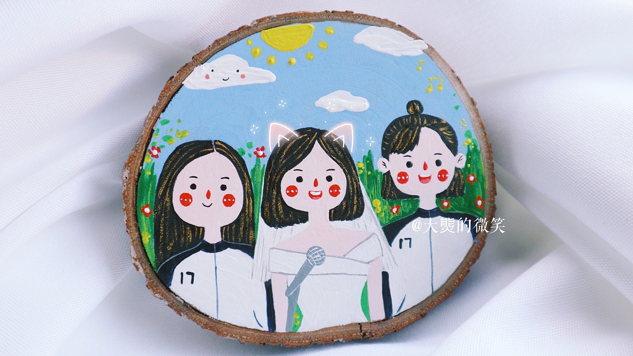 木头画 见证幸福