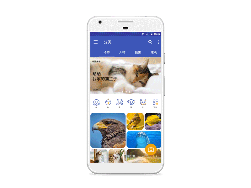 即拍App Material Design 概念设计