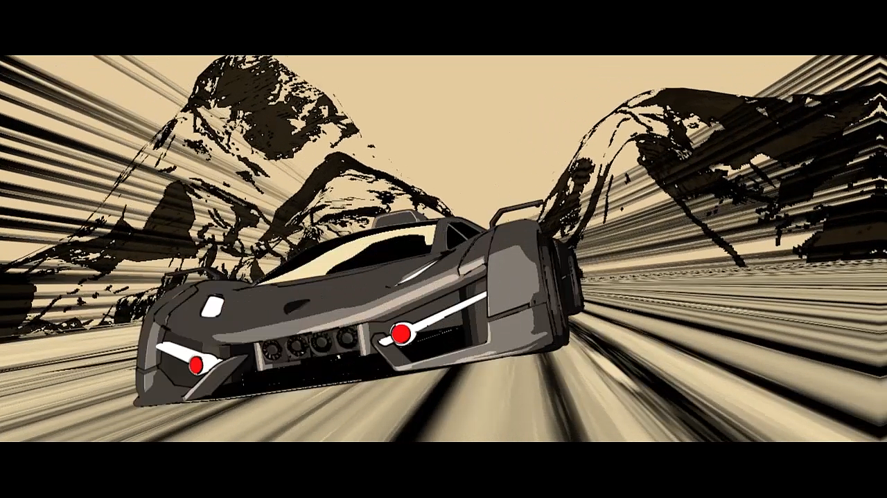 速度与激情—卡通与粒子合成