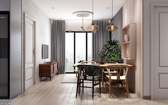 蓝灰色与薄荷绿 柔和的小空间 ​​​​（图ZMTI1NDU0MDUy） - 家装设计 - 站酷设计师河北亿佰居装饰原创素材 - 站酷ZCOOL