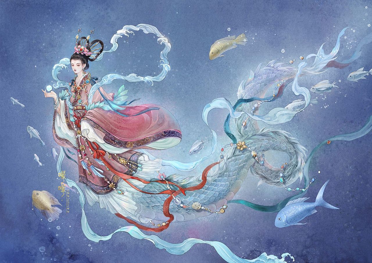 神话卷合集·一（图ZMzUxNDM4NDAw） - 艺术插画 - 站酷设计师哗哗huahua哗哗原创素材 - 站酷ZCOOL