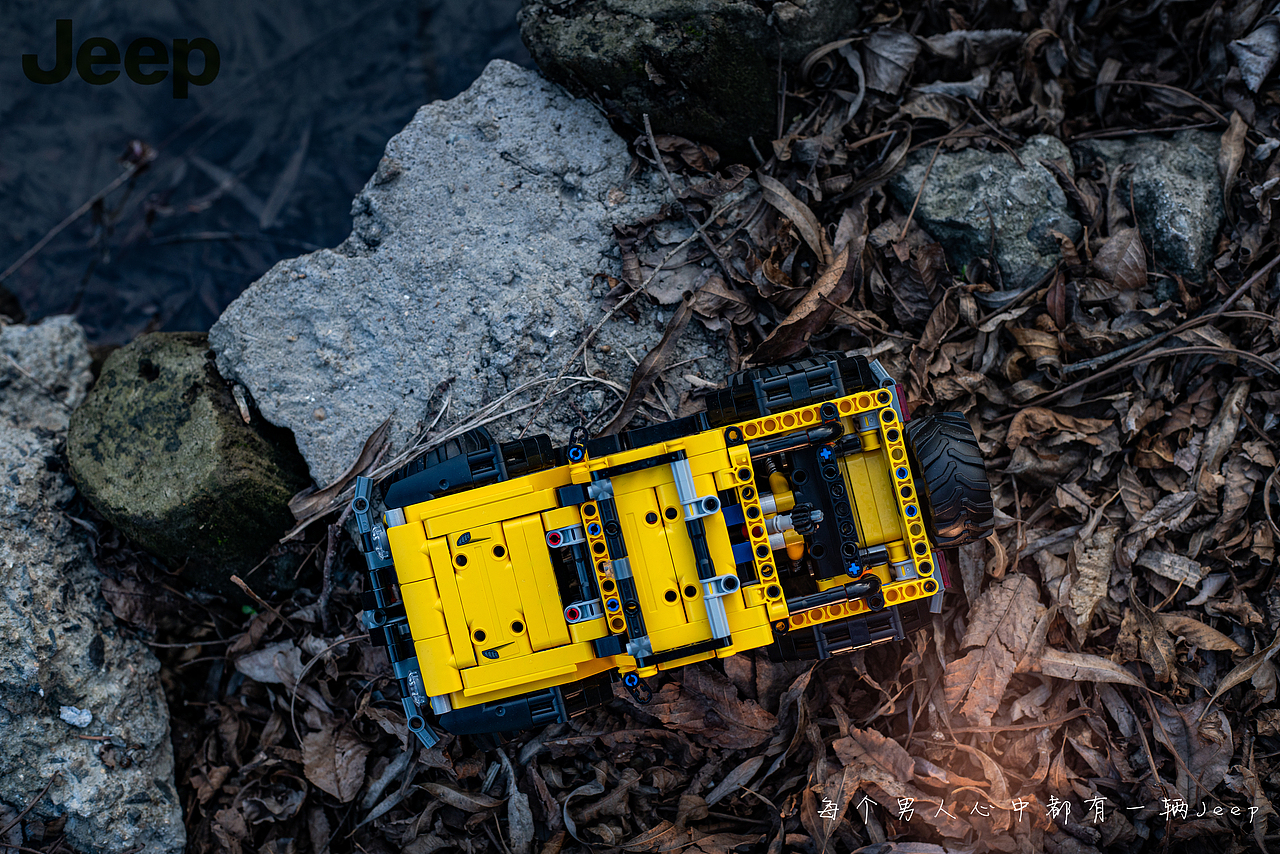 JEEP乐高积木拼装玩具拍摄