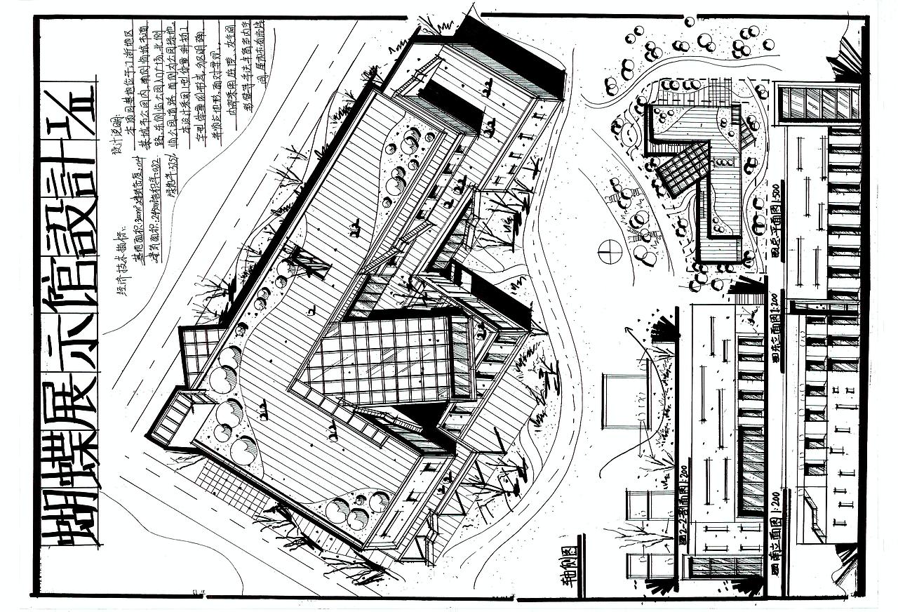 建筑快题（图ZMjc5MDU2Mjc2） - 建筑设计 - 站酷设计师大禹手绘00学长原创素材 - 站酷ZCOOL