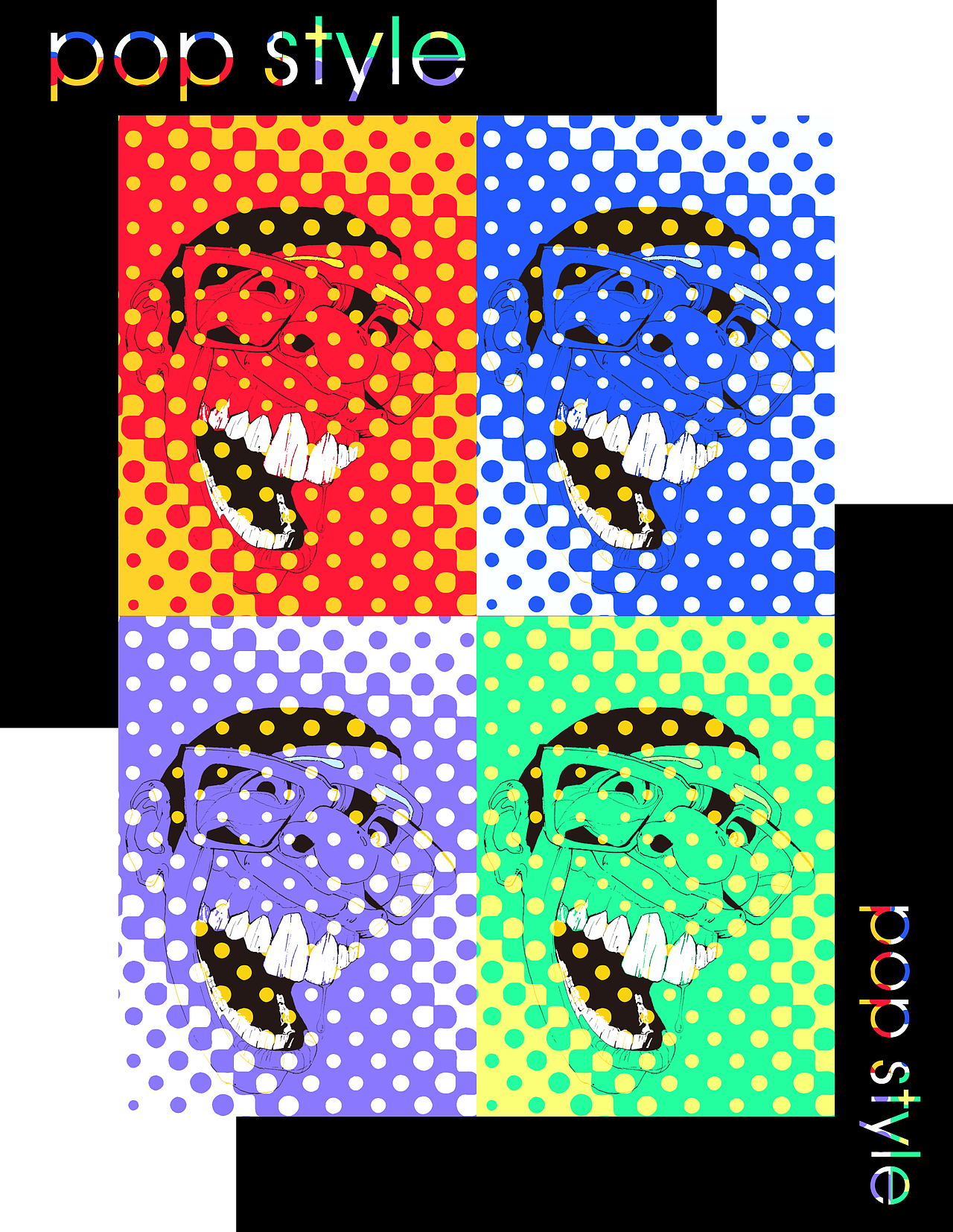 波普——插画（图ZNjQzOTcxNTY=） - 艺术插画 - 站酷设计师JOJOF原创素材 - 站酷ZCOOL