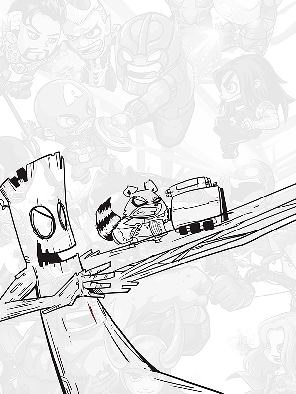 《复仇者联盟：无限战争》 系列二（图ZMTE0MTEwMDM2） - 商业插画 - 站酷设计师GORGEOUS_高三欠原创素材 - 站酷ZCOOL