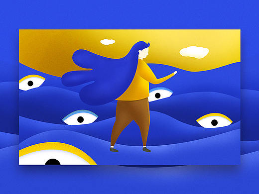 抽象人物插画（个人主页-ZMzA3NzY1MTY=） - 艺术插画 - 站酷设计师追梦的小菇凉原创素材 - 站酷ZCOOL