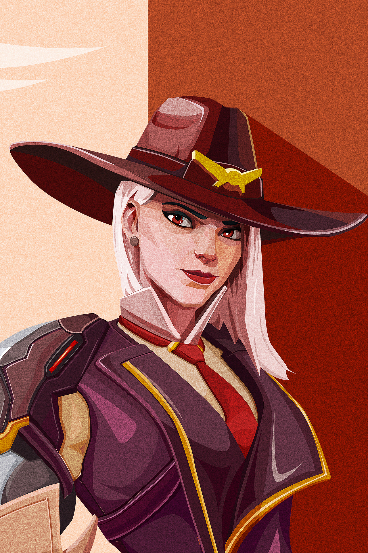 守望先锋人物艾什人物ai鼠绘临摹创作