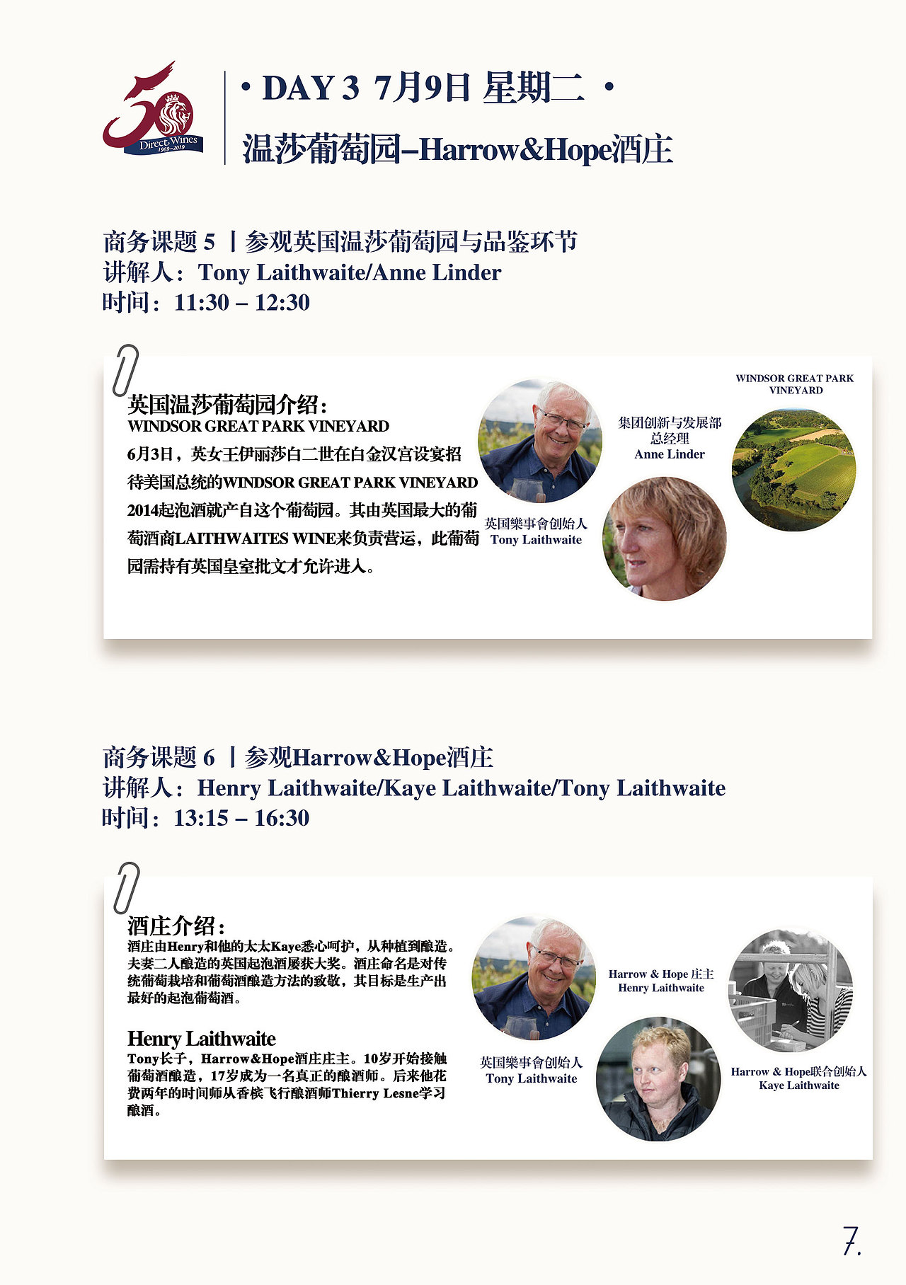 商业游学每日行程及介绍