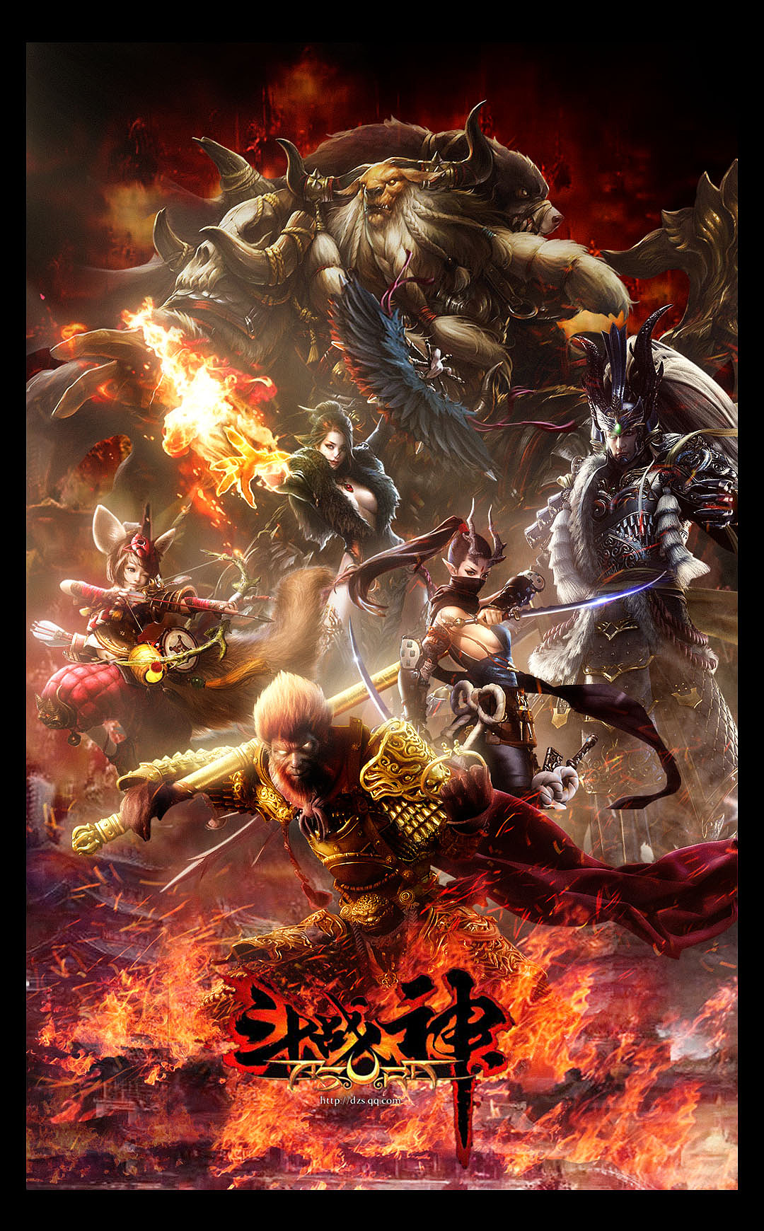 斗战神-合成图|平面|海报|夜色sse - 原创作品 - 站酷 (zcool)