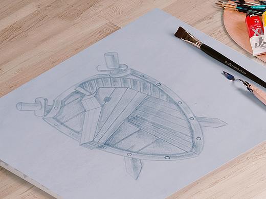 手绘_特洛伊木马