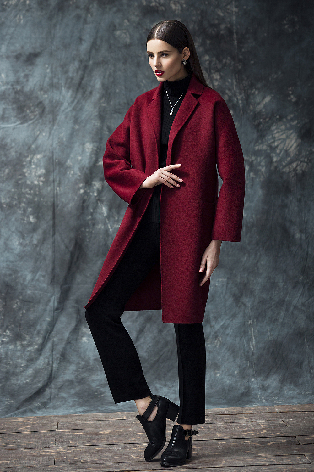 女士大衣拍摄中老年服装拍摄毛呢大衣拍摄淘宝