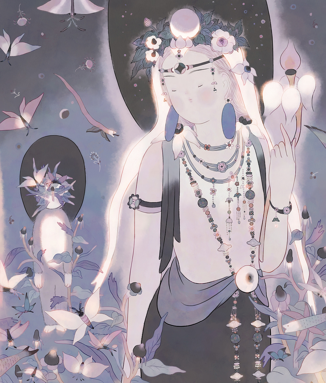 木言-《二十八宿·玄武白虎》（图ZMTk5NDI0NjA4） - 艺术插画 - 站酷设计师木言木言木言原创素材 - 站酷ZCOOL