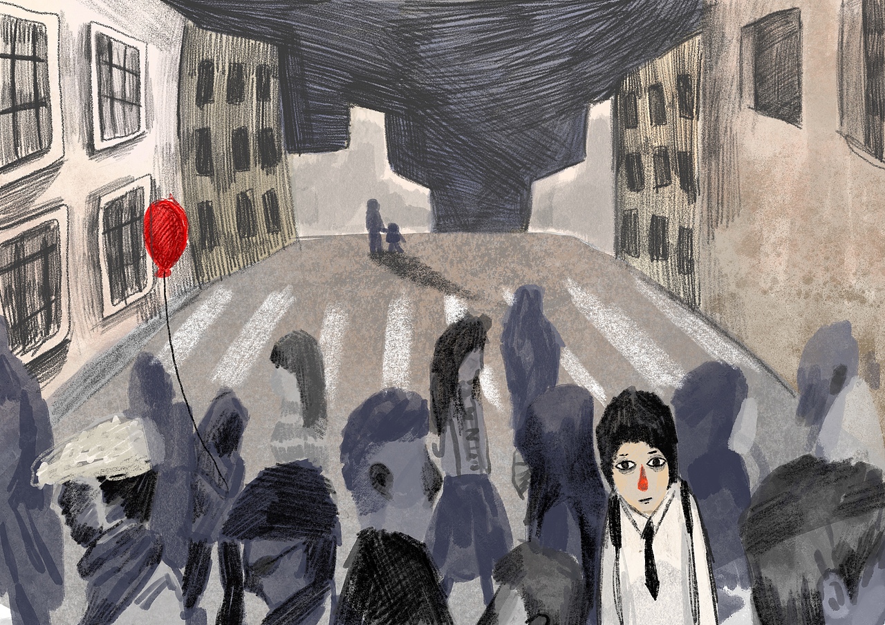 状况外的人（图ZMzc4NDk1NDM2） - 绘本 - 站酷设计师王哭语原创素材 - 站酷ZCOOL