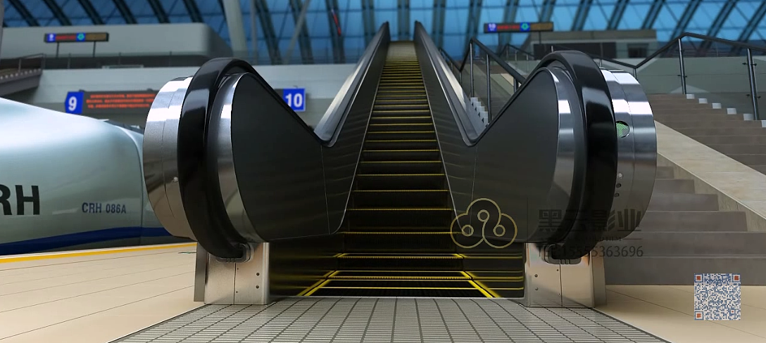 三菱电梯三维动画