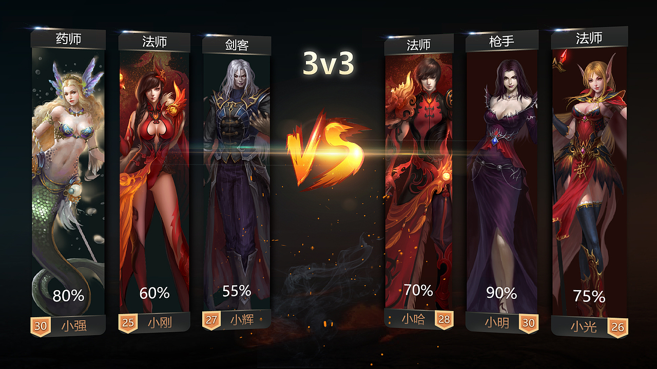 欧美风游戏UI（图ZMTA3OTA5Nzc2） - 游戏UI - 站酷设计师传说中的小明原创素材 - 站酷ZCOOL