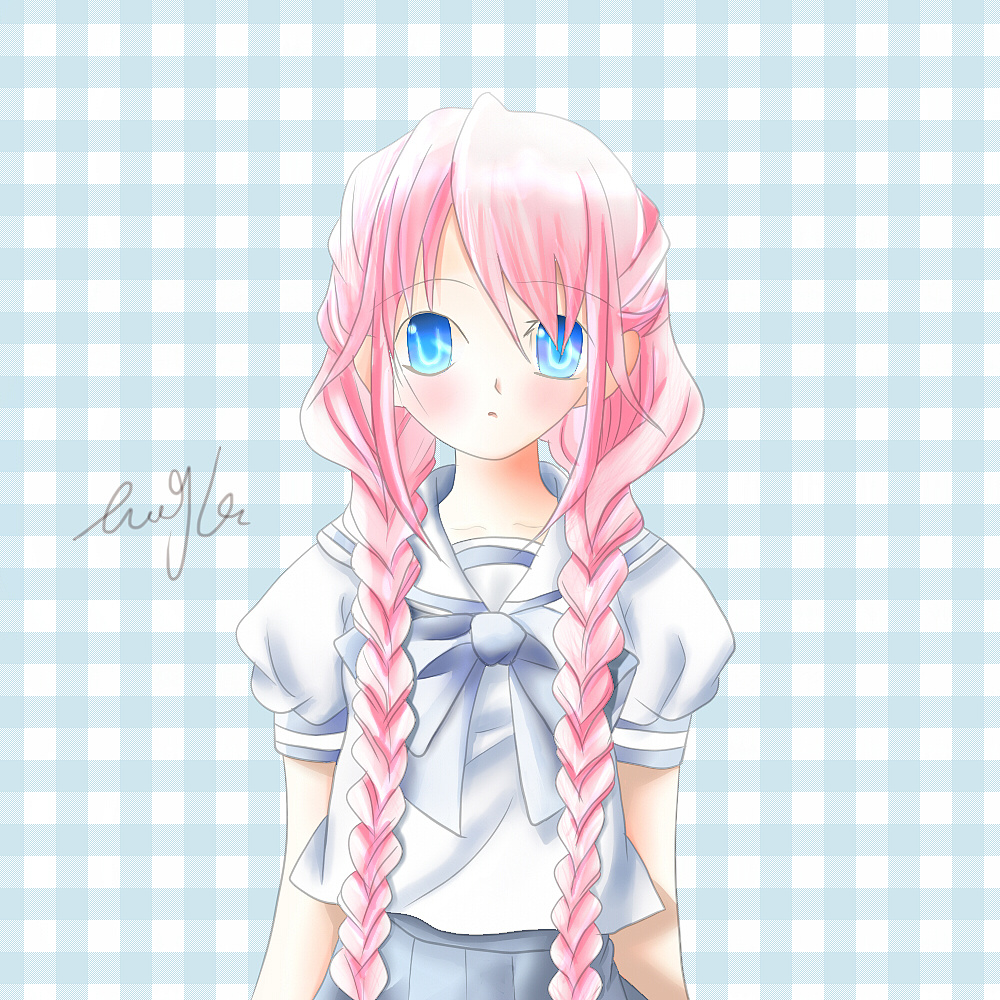 手绘动漫少女练习 - 原创作品 - 站酷(zcool)