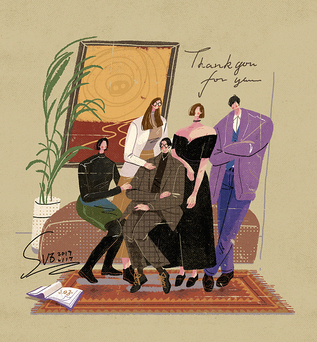 年会完
画了画可爱的你们 <br>2018 🌿<br>谢谢你们的陪伴