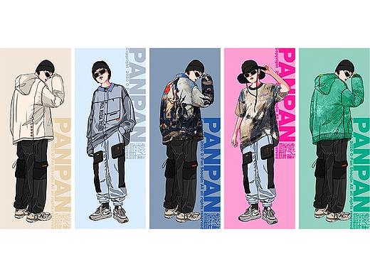 潮流服装插画