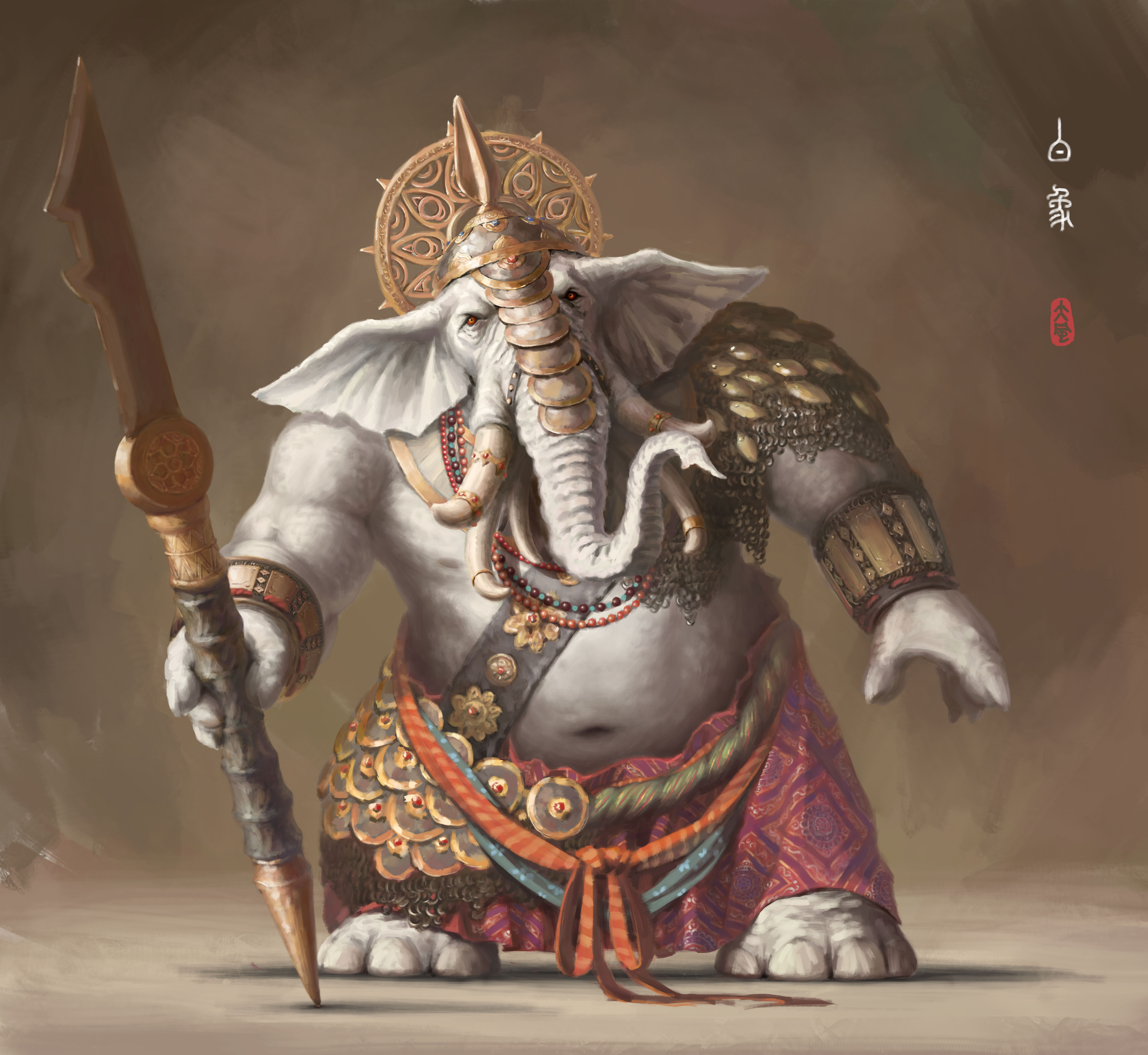 中国神话人物系列西游记白象