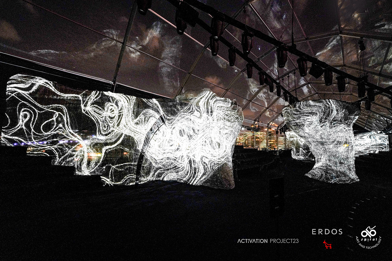 SPIRAL | 上海ERDOS 蔓衍 2019秋冬大秀 视听装置现场