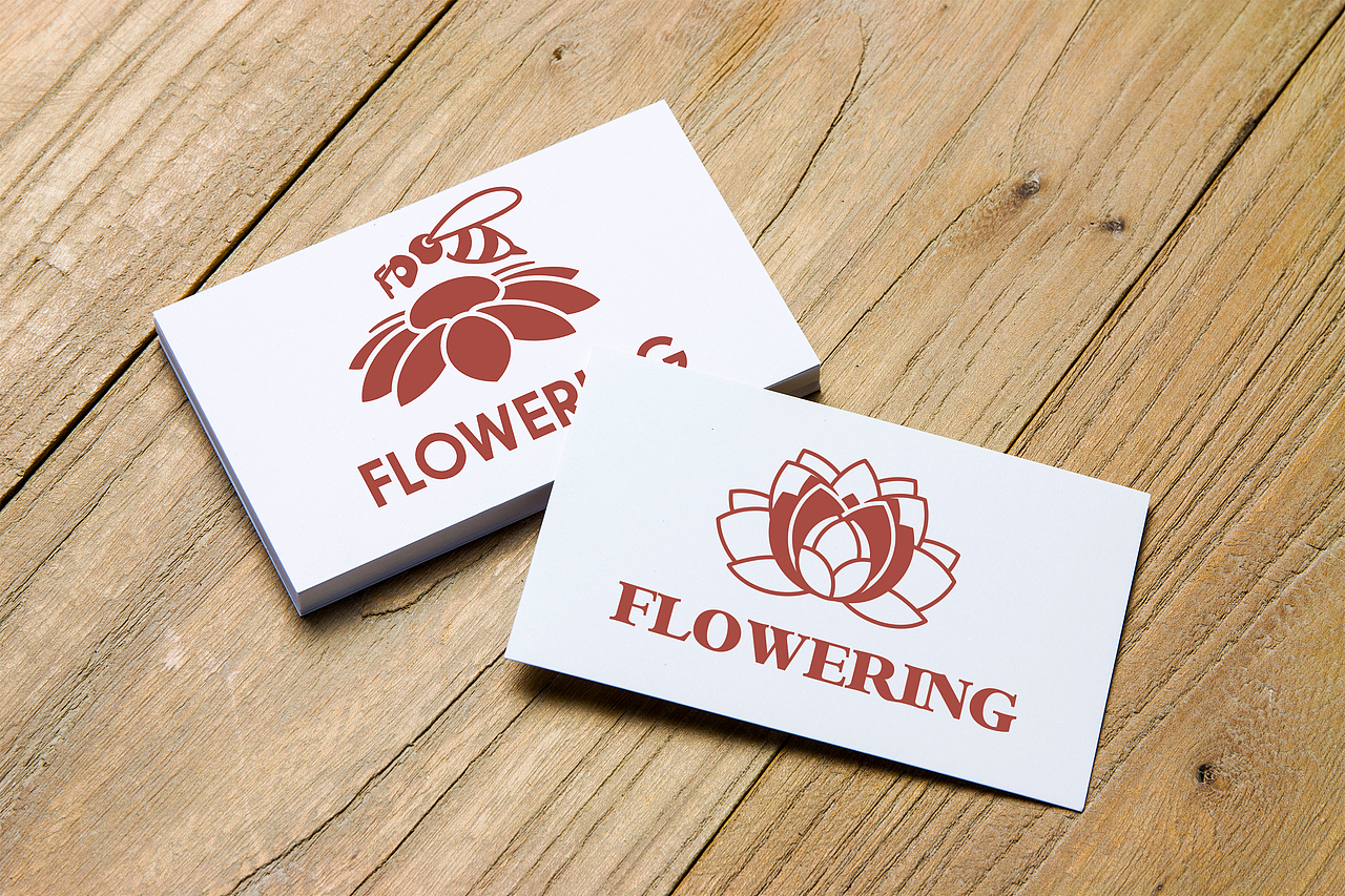 以FLOWERING为题的标志设计（图ZMjA2NjU5NTY4） - Logo - 站酷设计师热心市民ike原创素材 - 站酷ZCOOL