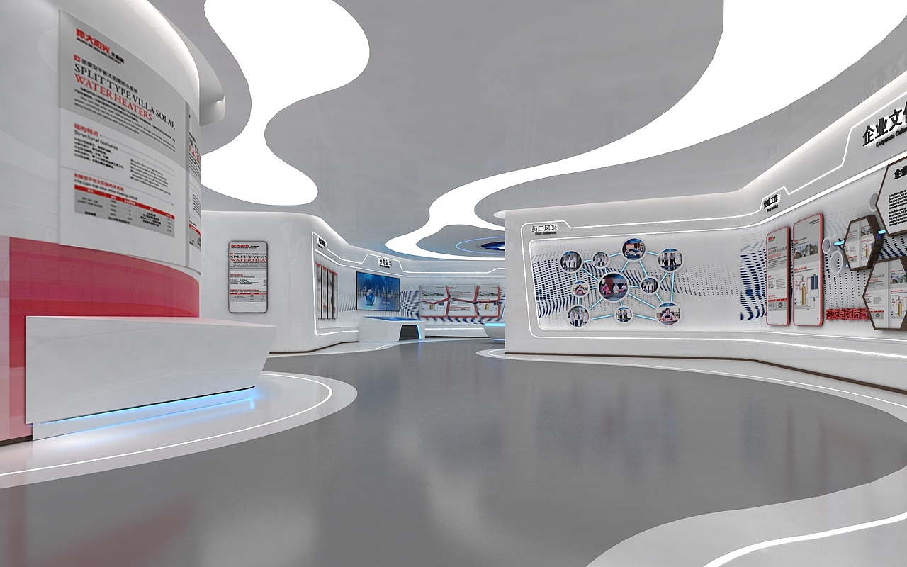 科技展厅农商行展设计（图ZMjIyMjA2NjQ4） - 其他三维 - 站酷设计师A小余原创素材 - 站酷ZCOOL
