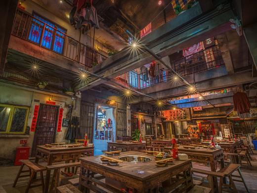 I建筑空间I 重庆楠火锅（湖滨路总店）