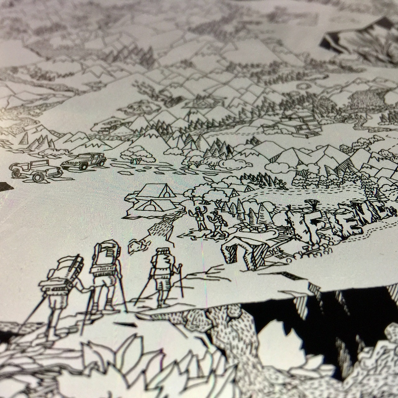 QLF山地公园主视觉海报创作