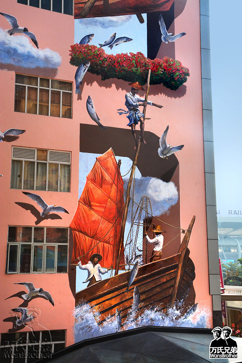 珠海最大的3d画、3d壁画—来魅力壁画村（万氏兄弟出品（图ZMTAxODY4NDE2） - 新锐潮流插画 - 站酷设计师3d画3d壁画3d地画原创素材 - 站酷ZCOOL