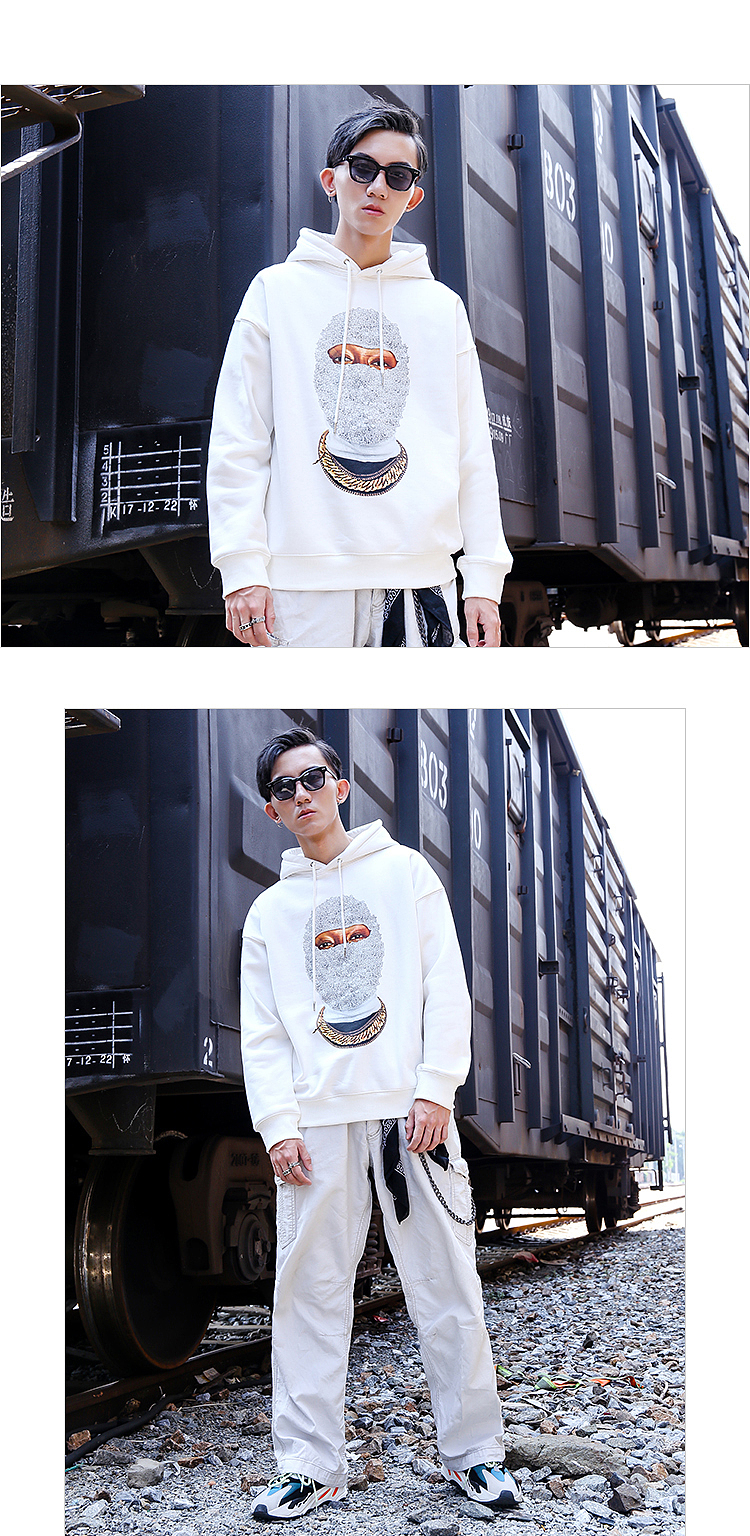 RELNLEX港风卫衣男嘻哈hiphop街头欧美oversize情侣