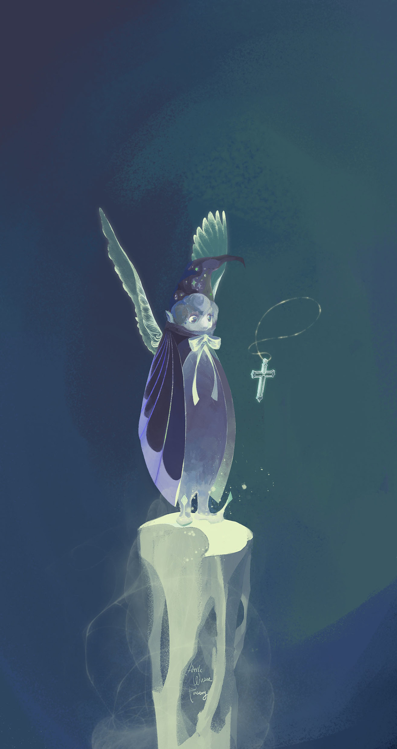 插画习作-夜精灵