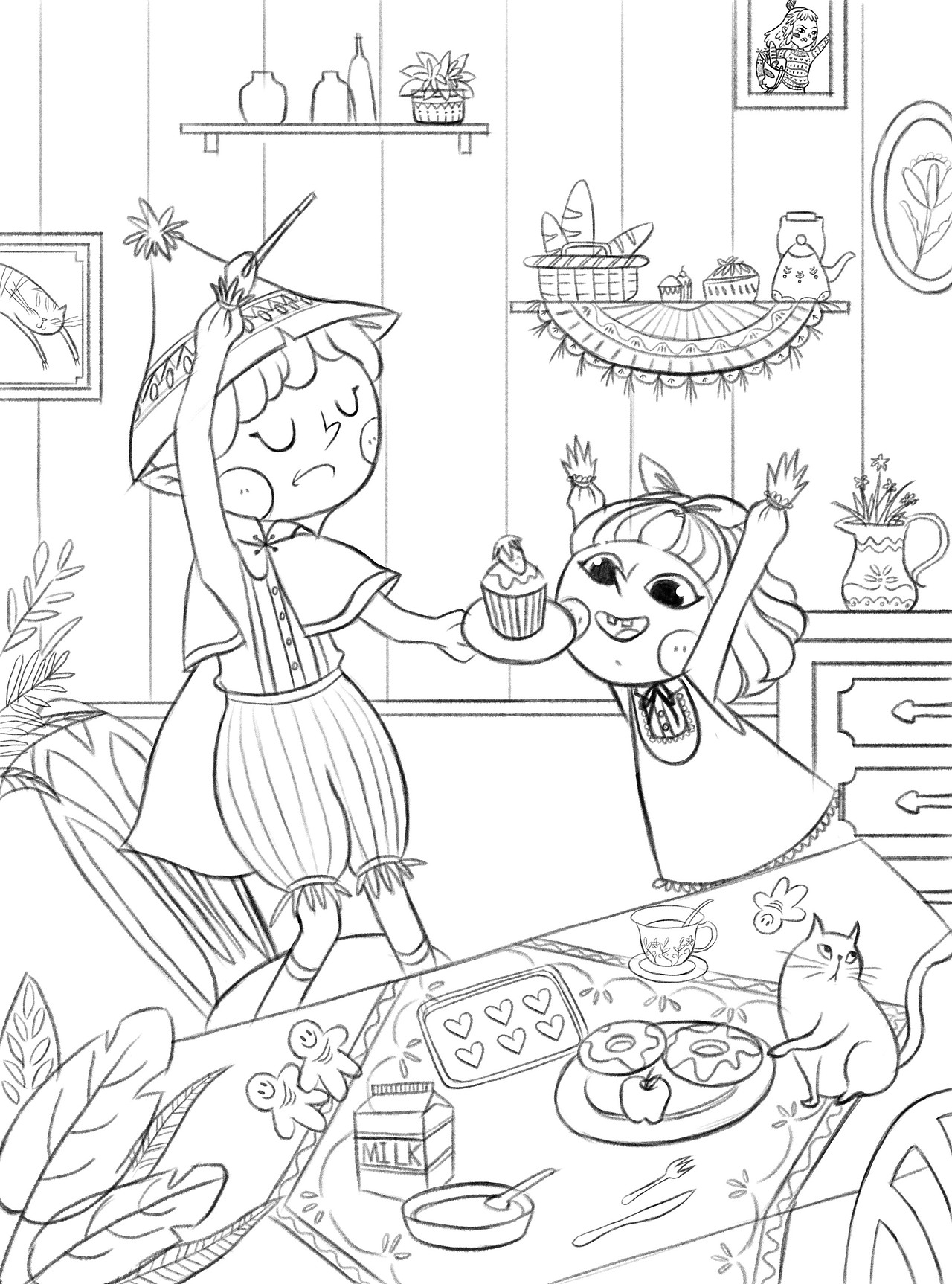 人生第一幅儿插作品（图ZMjAzNjA2OTY0） - 儿童插画 - 站酷设计师阿静_lien原创素材 - 站酷ZCOOL