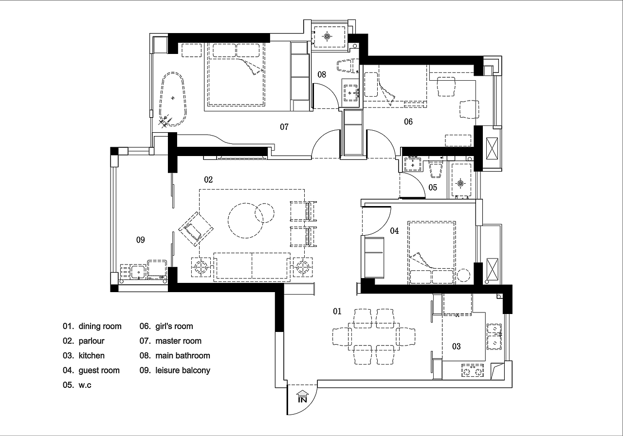 平面 | Mulan公寓,大小空间设计研究室