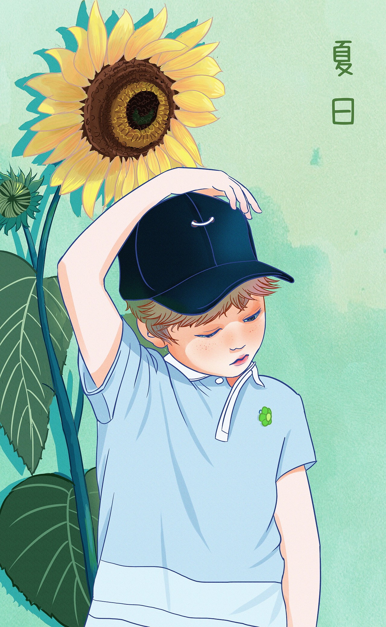 夏日人物（图ZMTgwNjAwMDI4） - 创作习作 - 站酷设计师LNIINxm原创素材 - 站酷ZCOOL