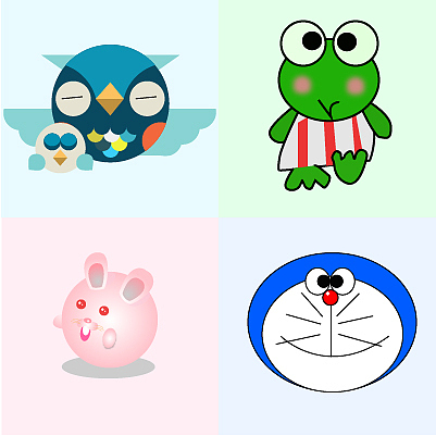 AI矢量小动物（图ZNjMwODI5MTY=） - 商业插画 - 站酷设计师小路honey原创素材 - 站酷ZCOOL
