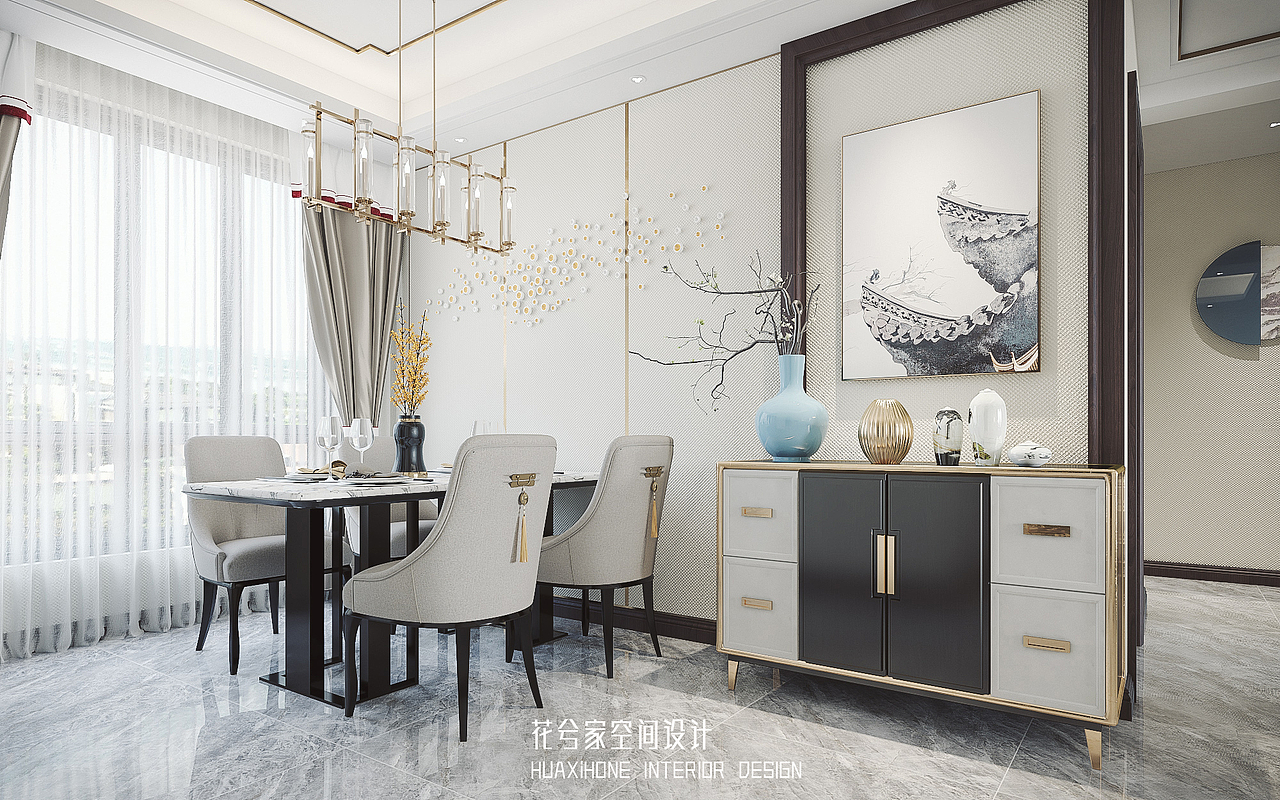 年终总结系列~~~新中式客餐厅