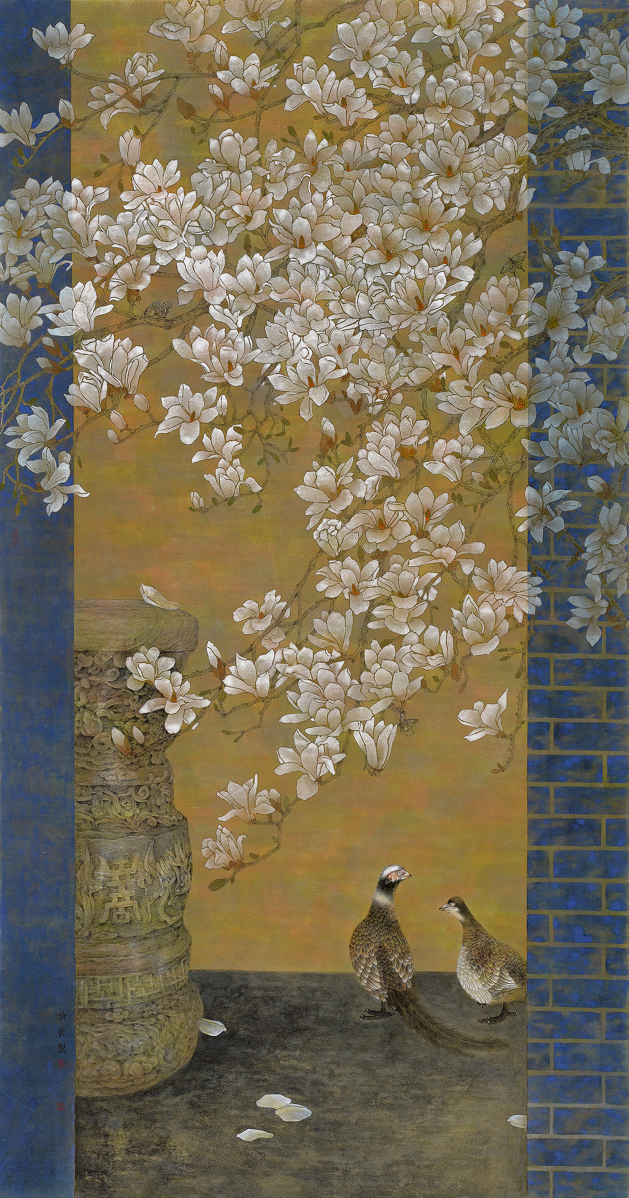 中国美术家协会会员许云人物画花鸟画欣赏