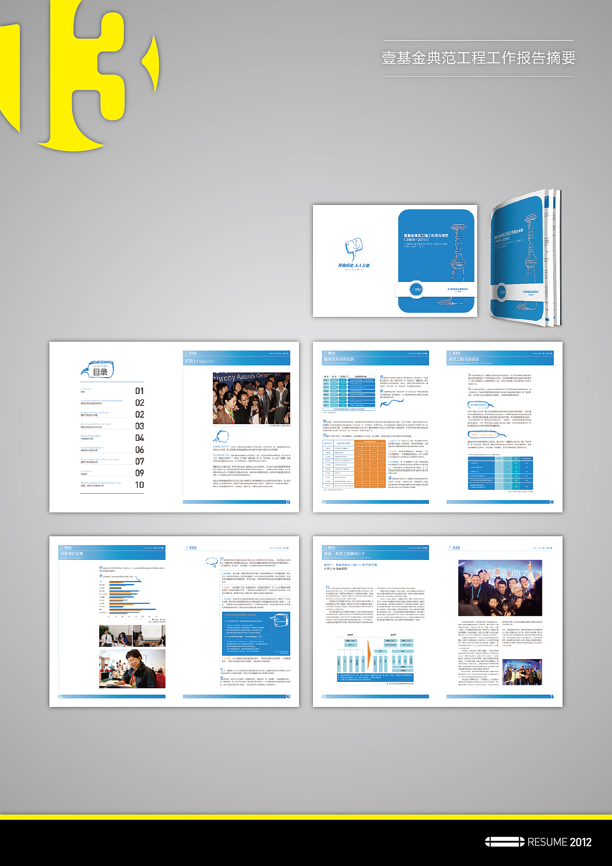 壹基金典范工程工作报告摘要（图ZNTg5MzEwNA==） - 其他平面 - 站酷设计师青松创造原创素材 - 站酷ZCOOL