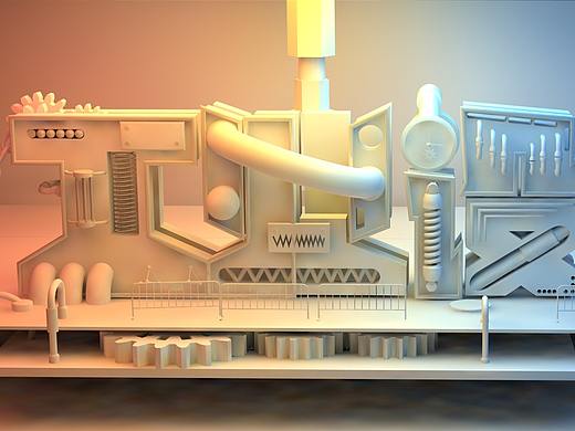 机械字体（个人主页-ZMjkwOTI1NjQ=） - 其他三维 - 站酷设计师JjackyWu原创素材 - 站酷ZCOOL