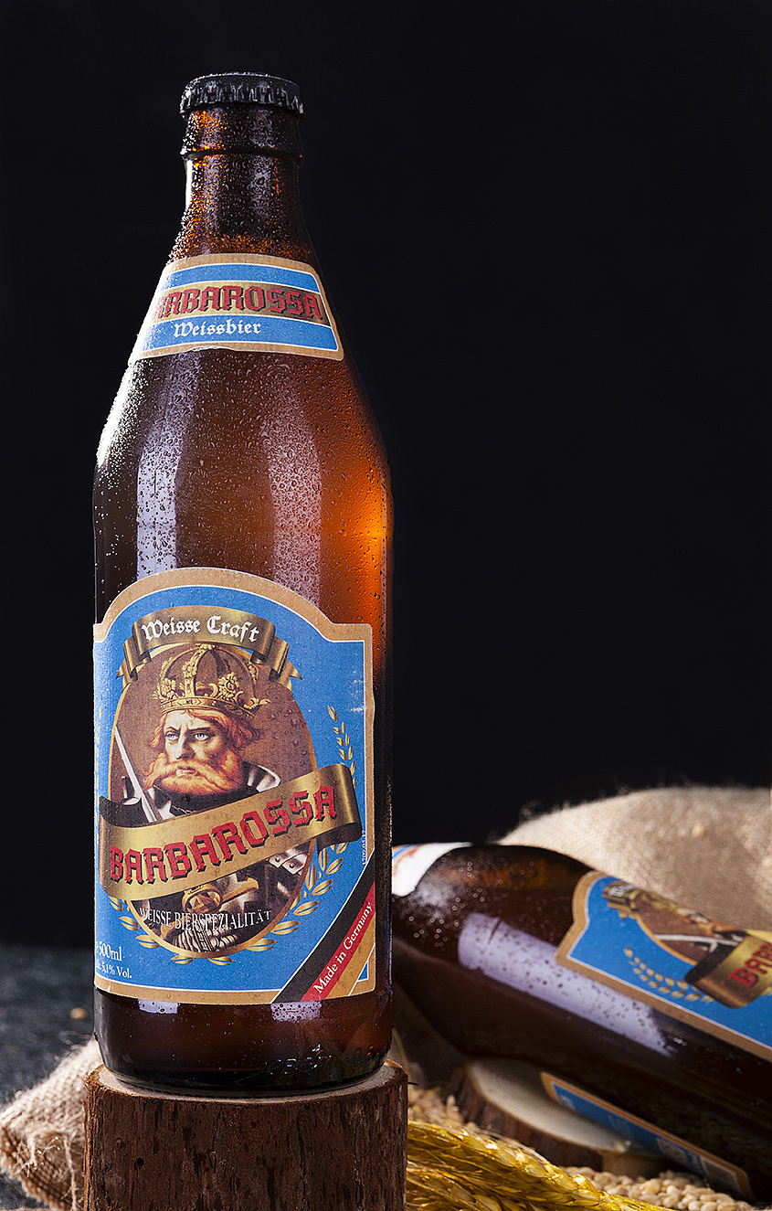 国王啤酒-进口啤酒摄影-酒类电商设计