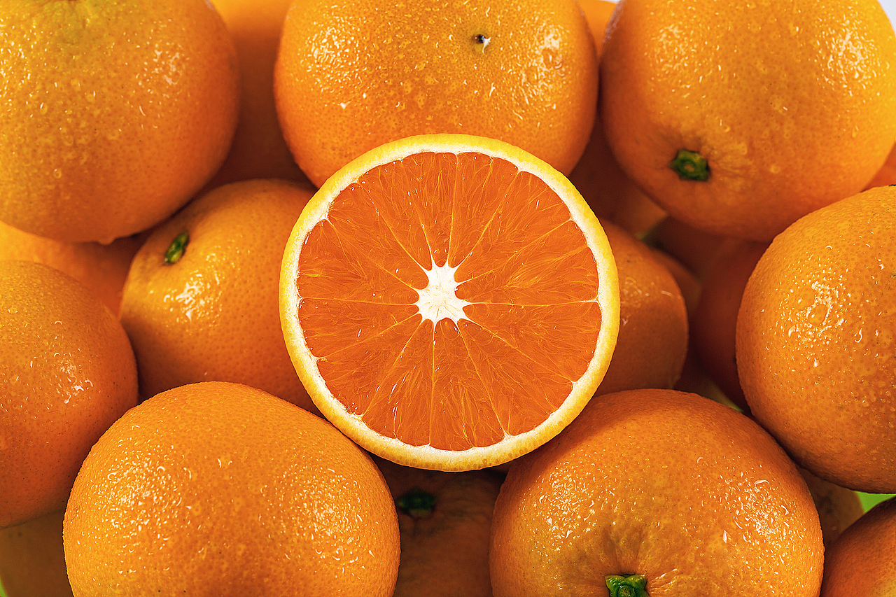 一组橙子的拍摄