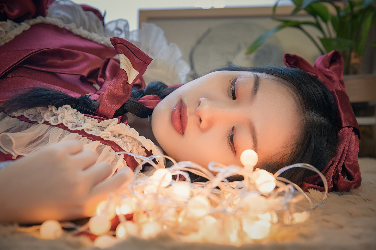 在画室给学生拍的一组Lolita写真