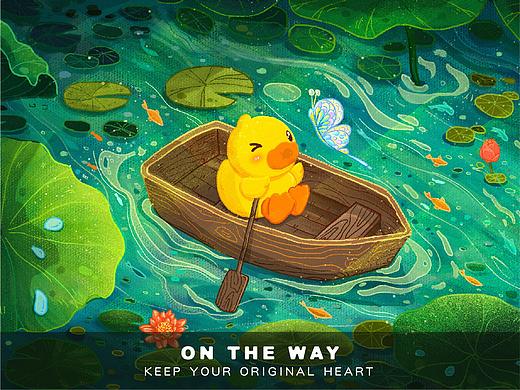 插画习作 I 《 On the way 》