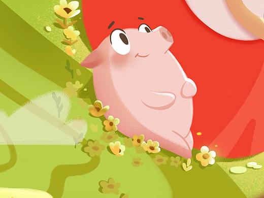 與你的豬（個(gè)人主頁-ZMzI5NjQxNDg=） - 兒童插畫 - 站酷設(shè)計(jì)師李幾厘原創(chuàng)素材 - 站酷ZCOOL