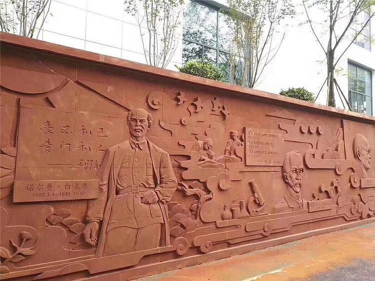 红砂岩浮雕设计施工厂家|纯艺术|雕塑|浮雕厂家 - 原创作品 - 站酷