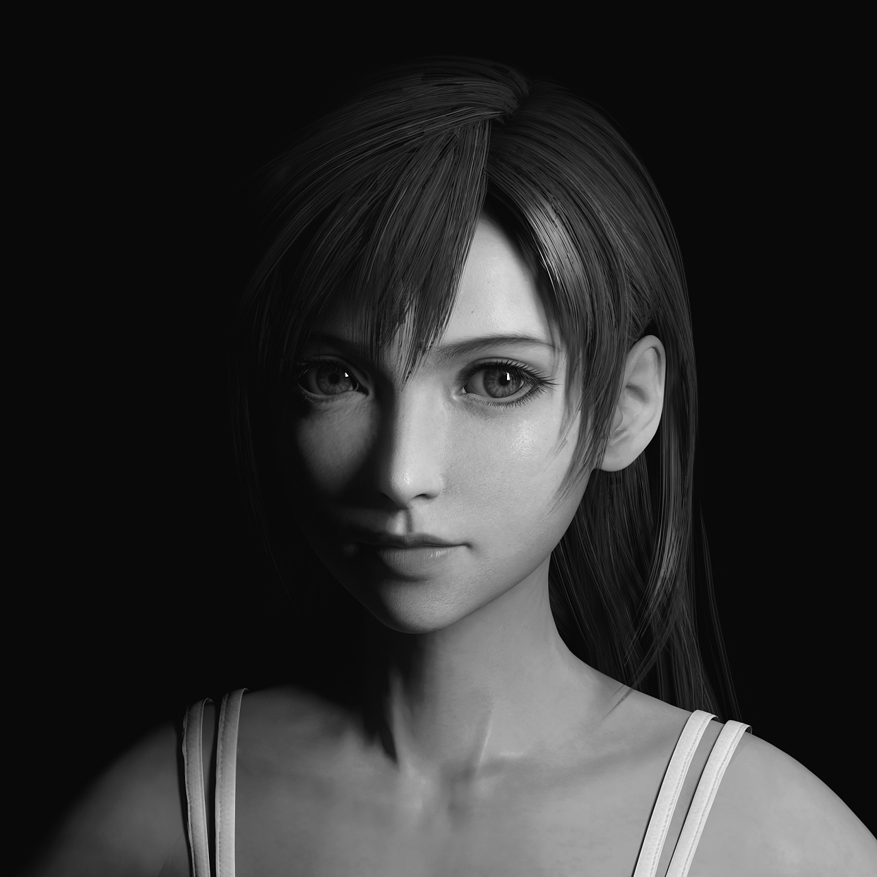 蒂法-三维人像打光练习|三维|人物/生物|junki233 - 原创作品 - 站酷