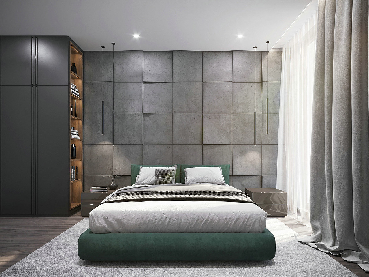 现代艺术派的大方与简洁设计