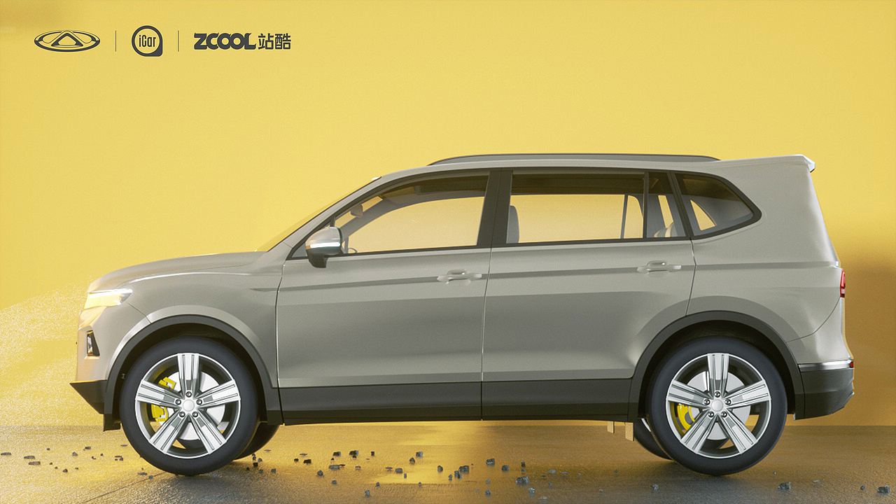 iCar-S56 奇瑞-首款纯电硬派S56新车外观设计