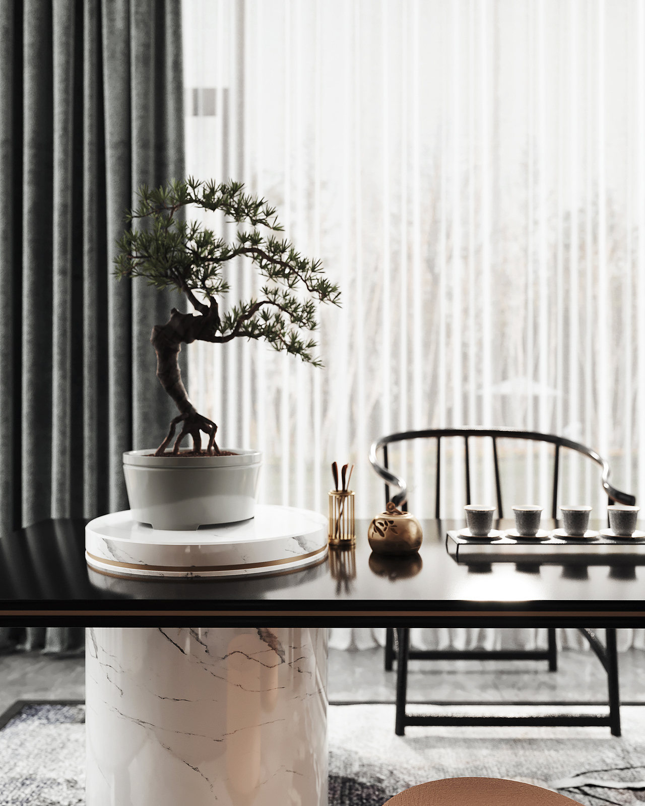 一葉設計 ▎新中式风格